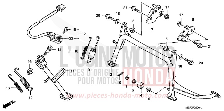 STAENDER von SW-T400 ABS PURE BLACK (NH237) von 2009